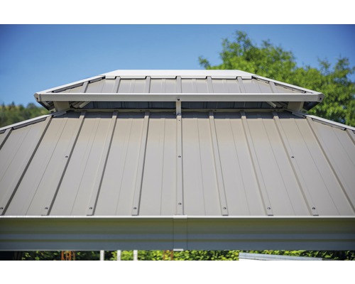 SOJAG Messina paviljoen 12x16 inclusief klamboe 473 x 353 cm champagne
