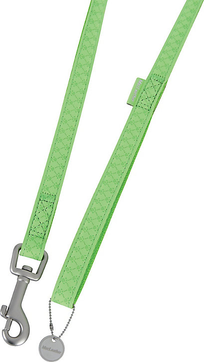 Laisse Mc Leather 10 mm L.1,2 m anis