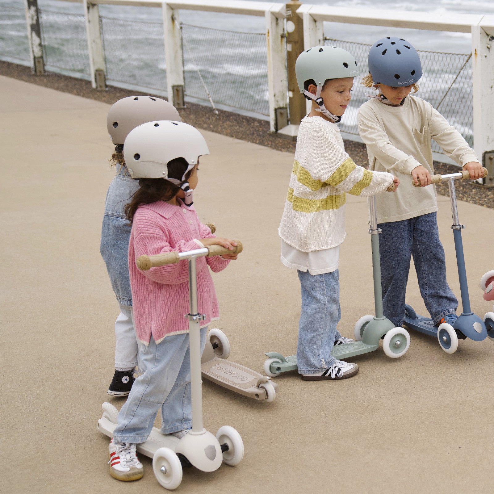 Banwood Eco Kinderhelm Ivory