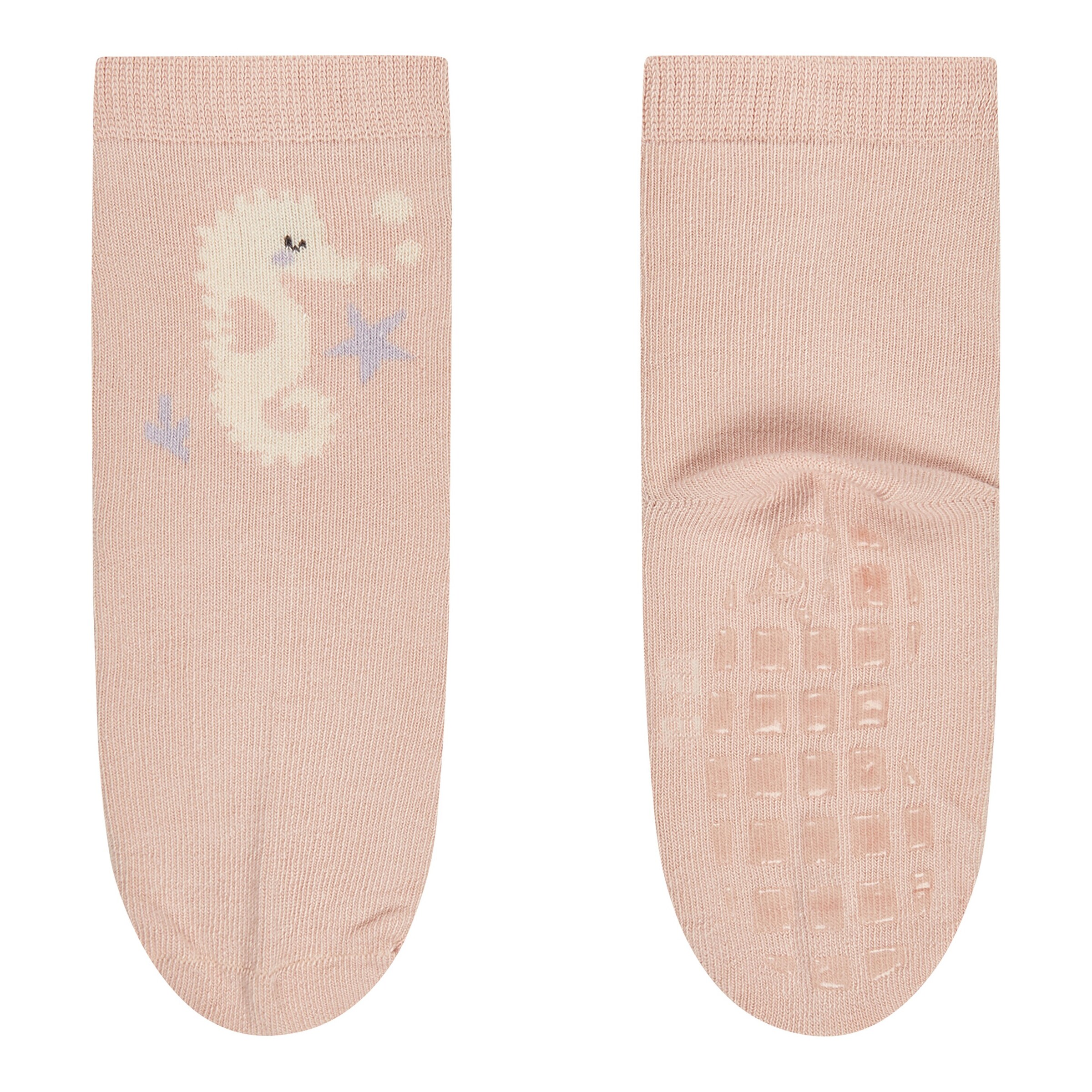 Sterntaler 2er-Pack ABS-Socken Seepferd Fische rosa/flieder