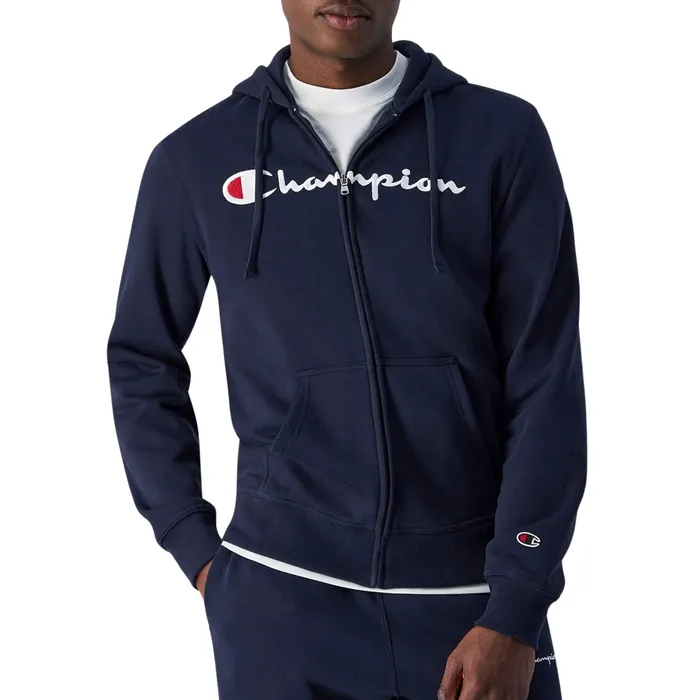 Champion Big Logo Fleece Full Zip Hoodie Heren