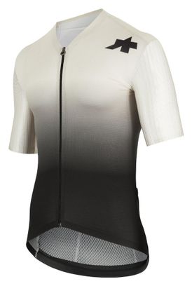 Maillot Manches Courtes Assos Equipe RS S11 Ecru/Noir