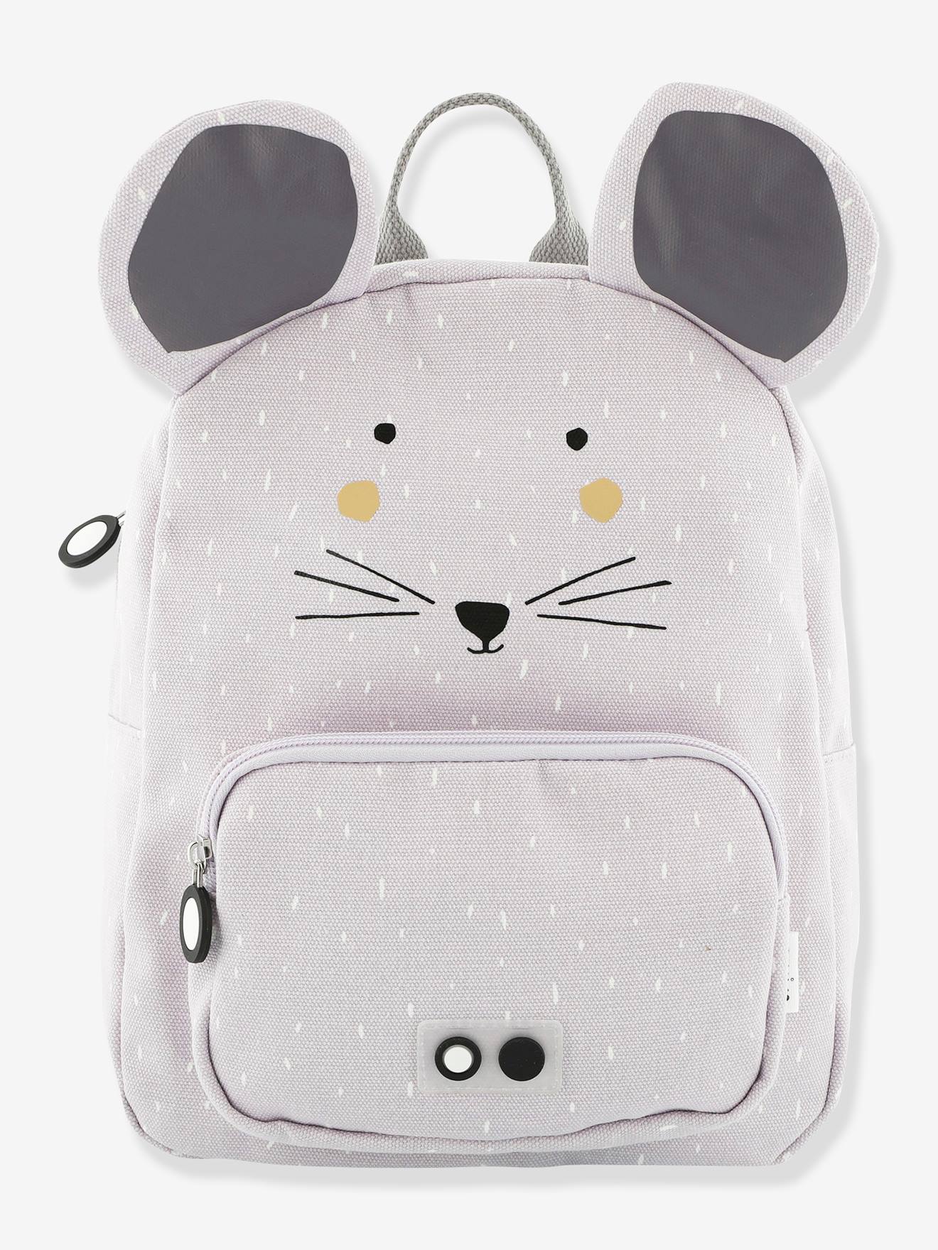 Mochila TRIXIE Animal, lilás claro, lisa com estampas.