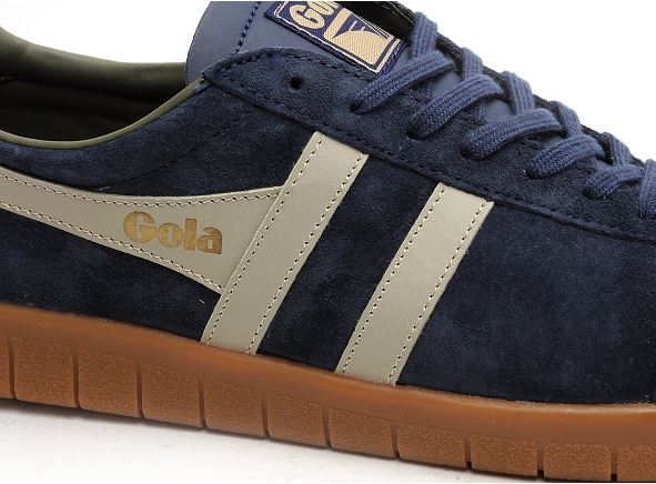 Gola basses homme hurricane suede cmb046 bleu