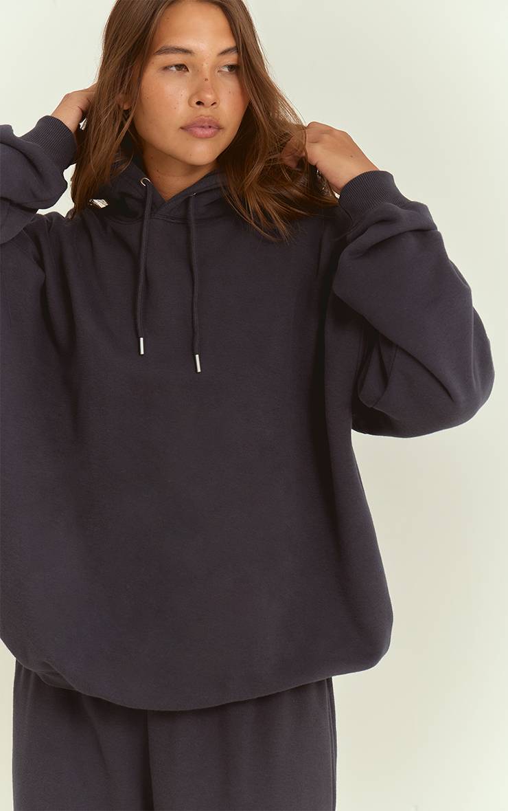 Bleu Marine Sweat À Casynthétiqueche Prune Plt Studio Avec Impression Bouffante