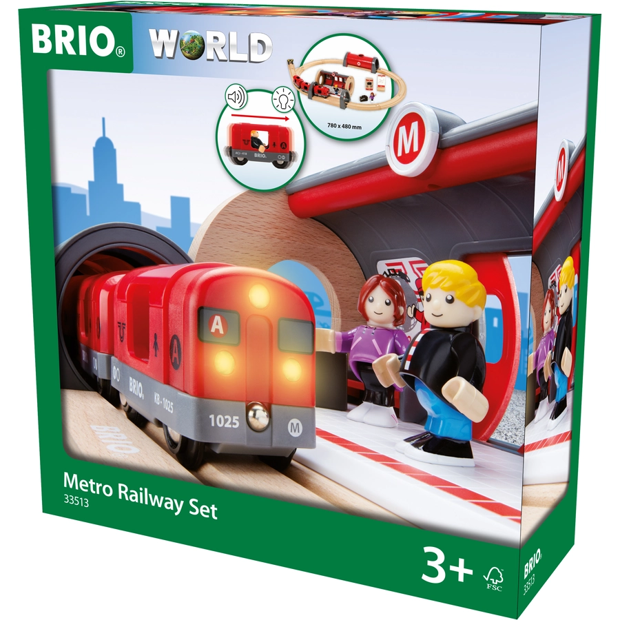 BRIO® Metro Bahn Set