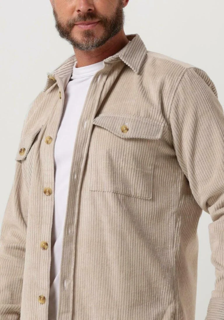 FOR\u00C9T creme for&eacute;t overshirt dense corduroy overshirt