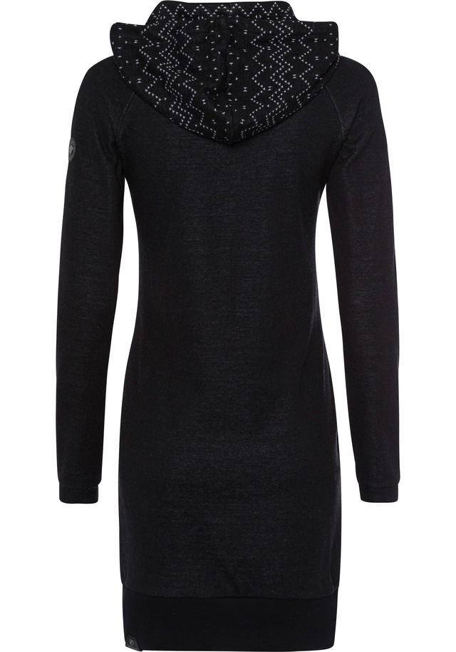 Ragwear Sweatkleid »BESS O« Kängurutasche Hoodie mit Tunnelzug-Kapuze