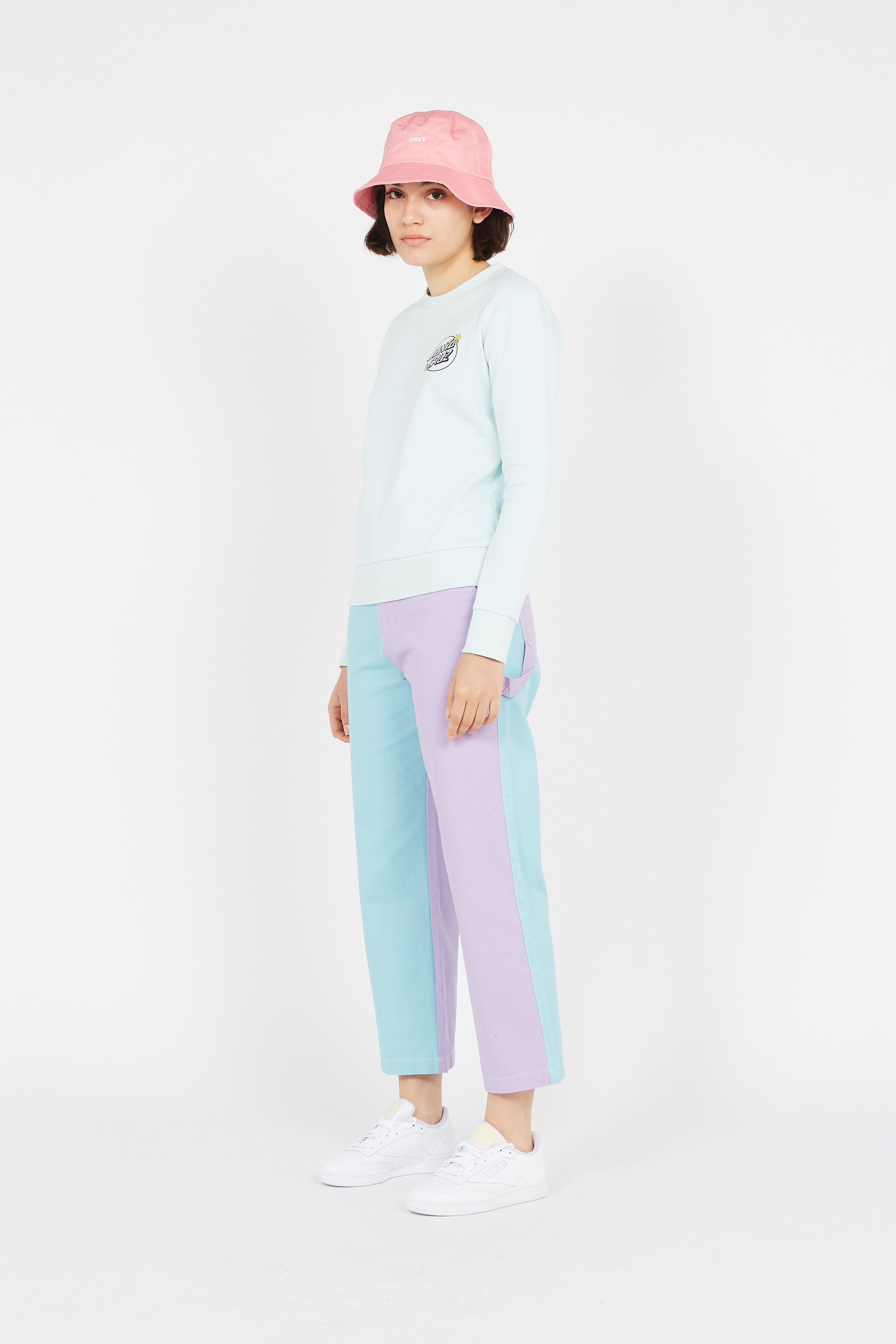 SANTA CRUZ Sweat  Ditsy Dot Crew Bleu