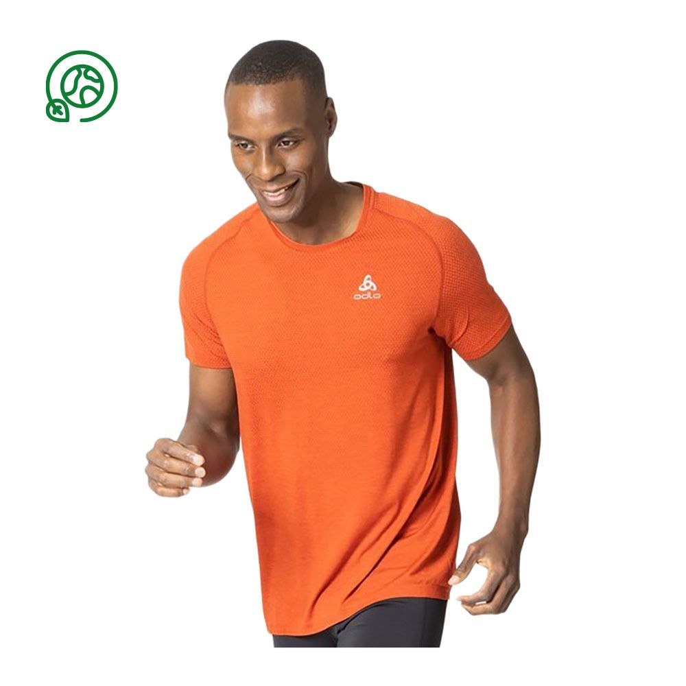 Odlo ESSENTIAL SEAMLESS - Maillot Homme firelight melange