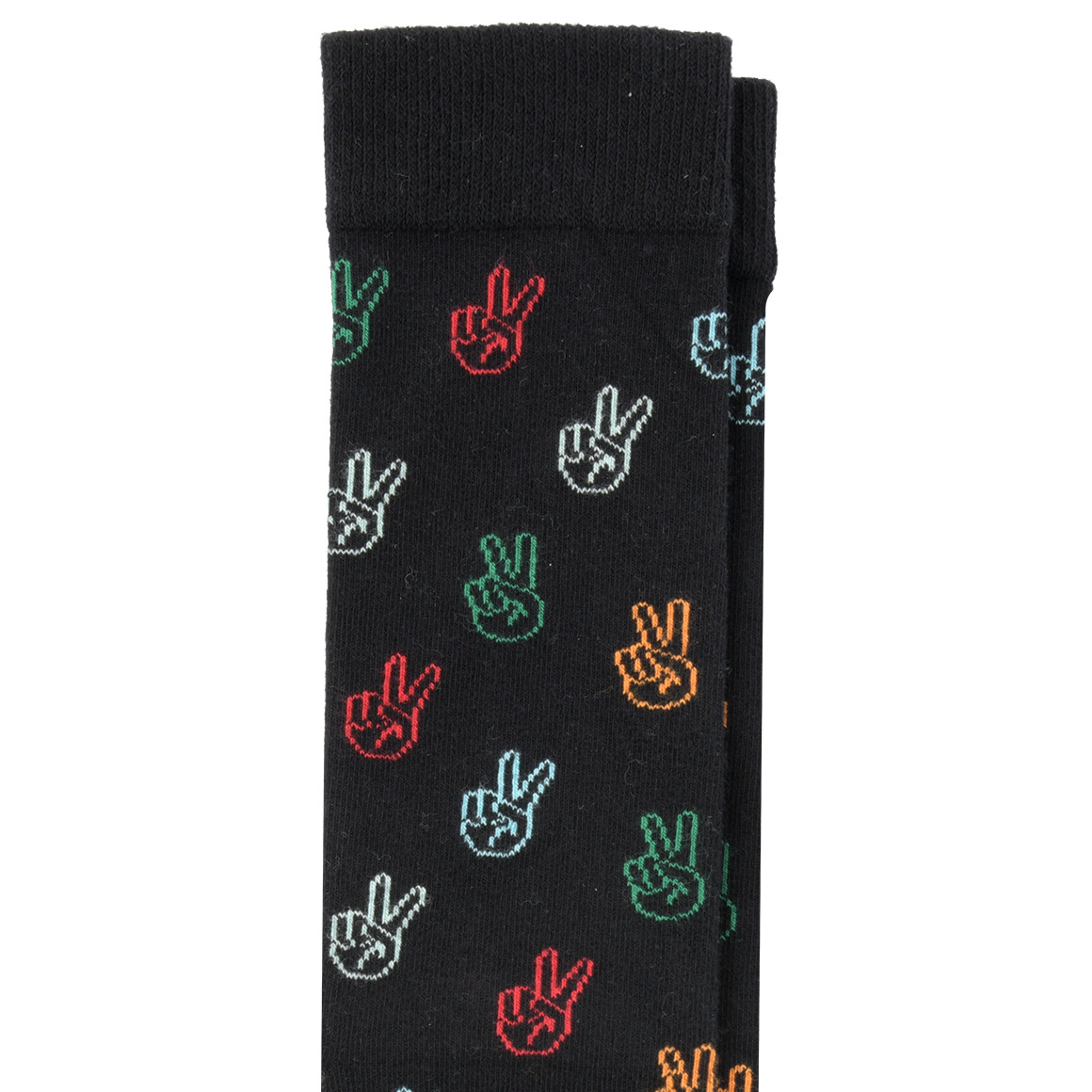 VanVaan 1 Paar Herren Socken mit Fun-Motiv schwarz