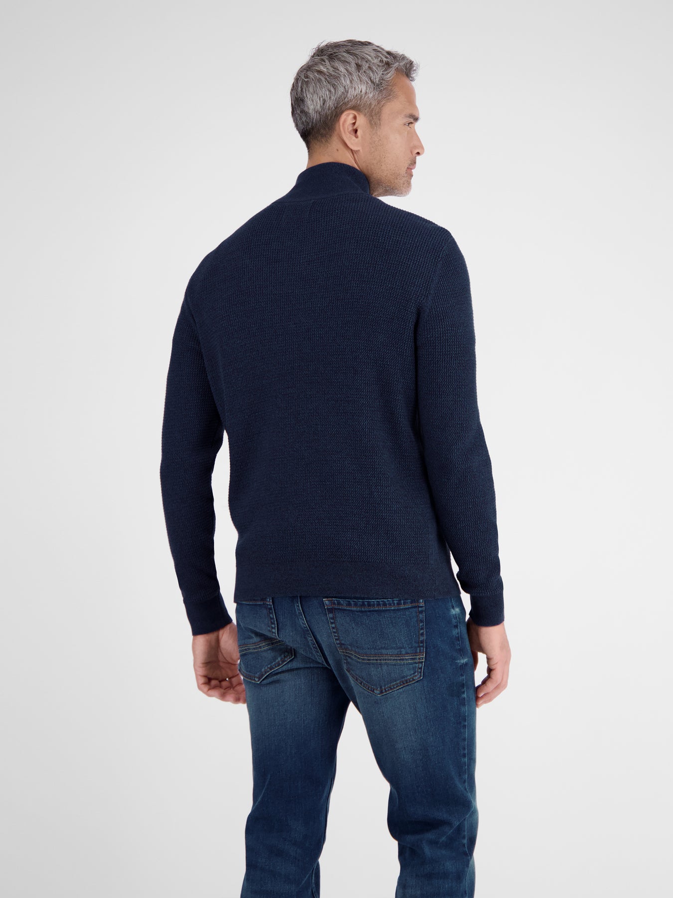 Herren Stricktroyer in Melange-Optik