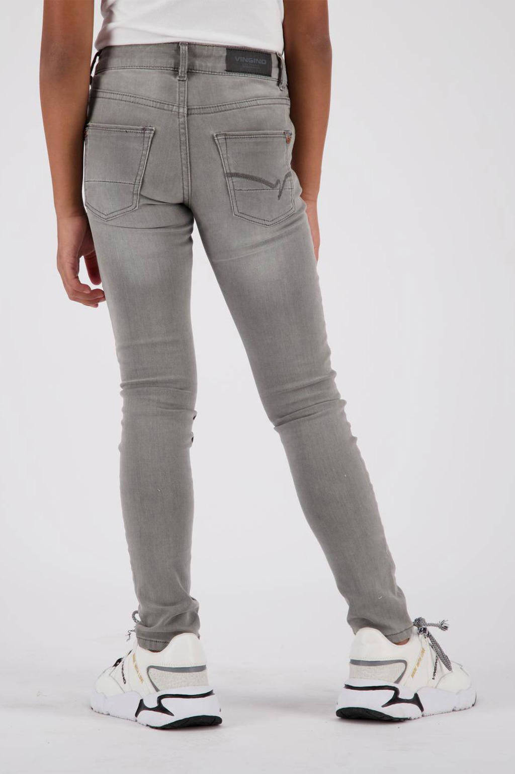 Vingino super skinny jeans BETTINE light grey