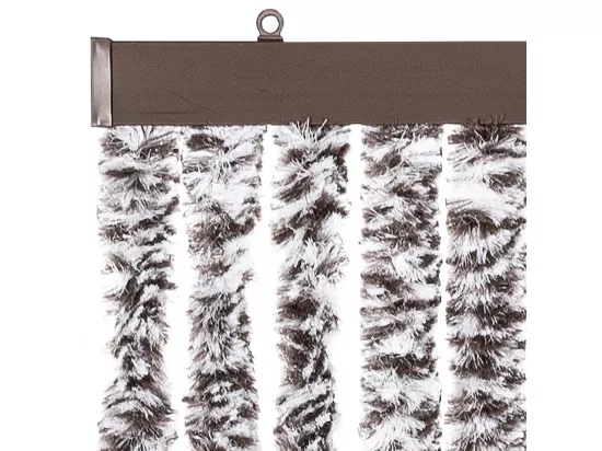 Moustiquaire Marron et beige 100 x 220 cm Chenille