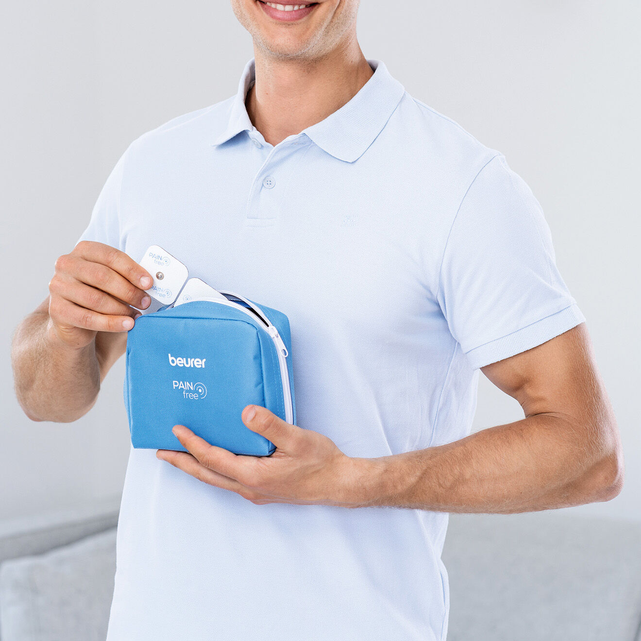 Beurer Electrostimulateur EMS/TENS sans fil connecté blanc
