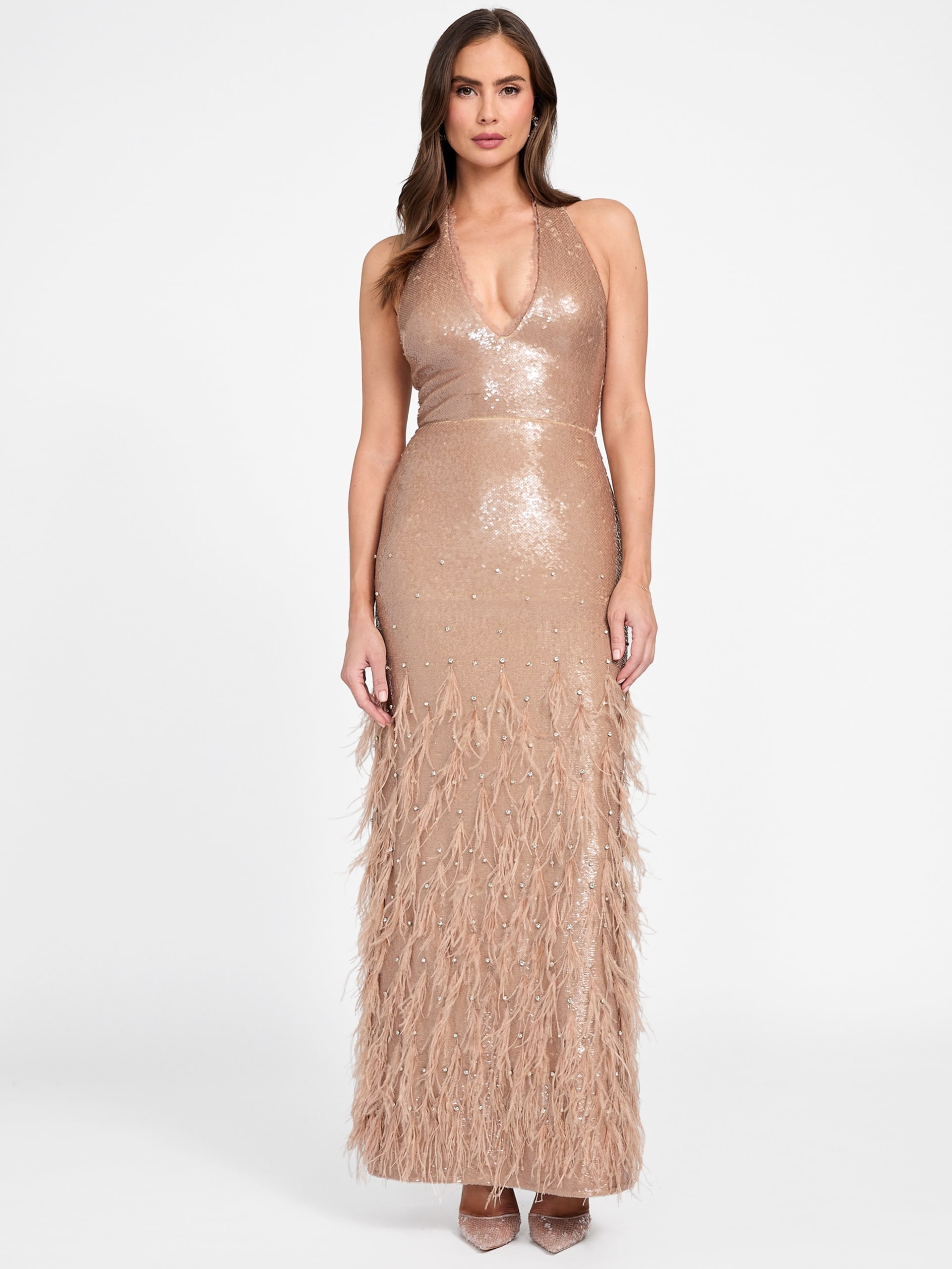 Vestido de penas Raya