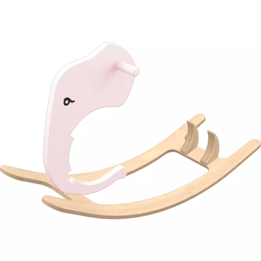 LEG & GO Aufsatz Schaukelelefant, pink