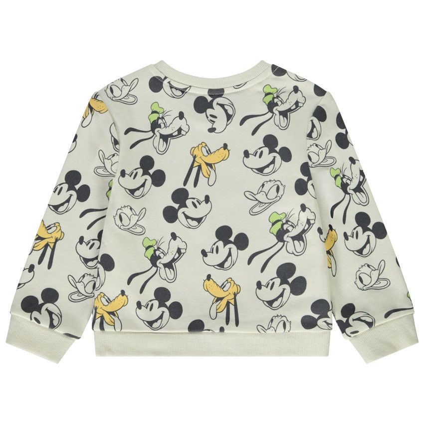 Sweat imprimé Mickey et ses amis Disney pour bébé garçon - Ecru