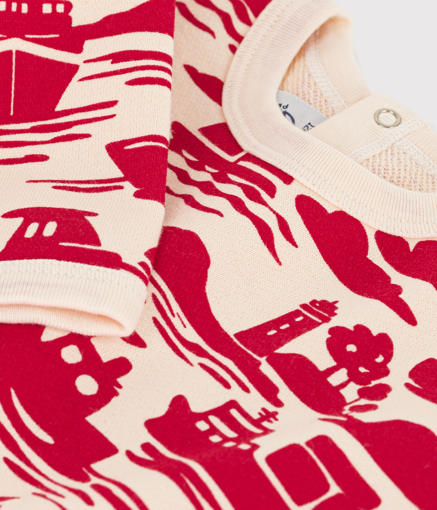 Sweatshirt bébé en molleton imprimé