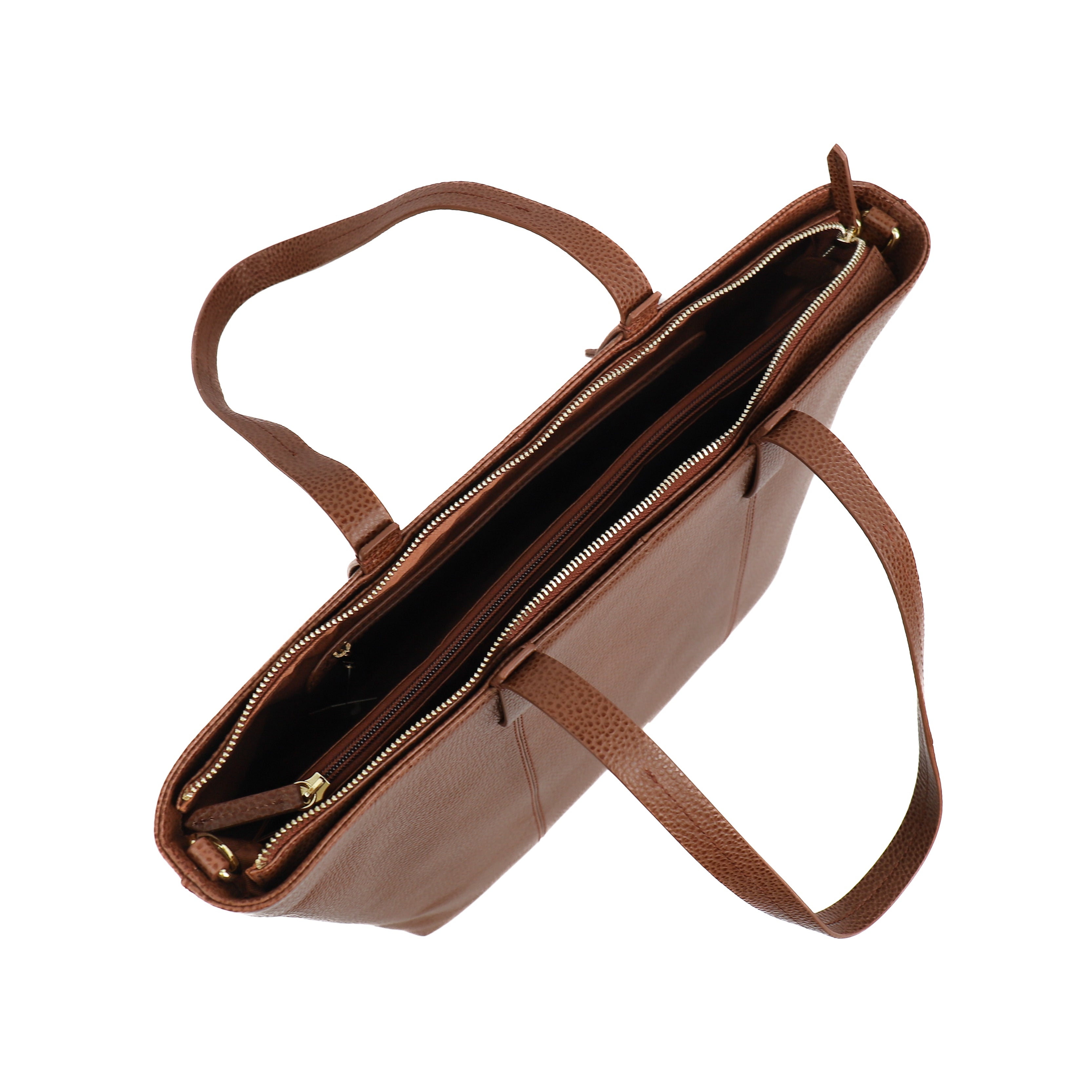 Grote shopper 'Maya' Tipping Tan Tipping Tan