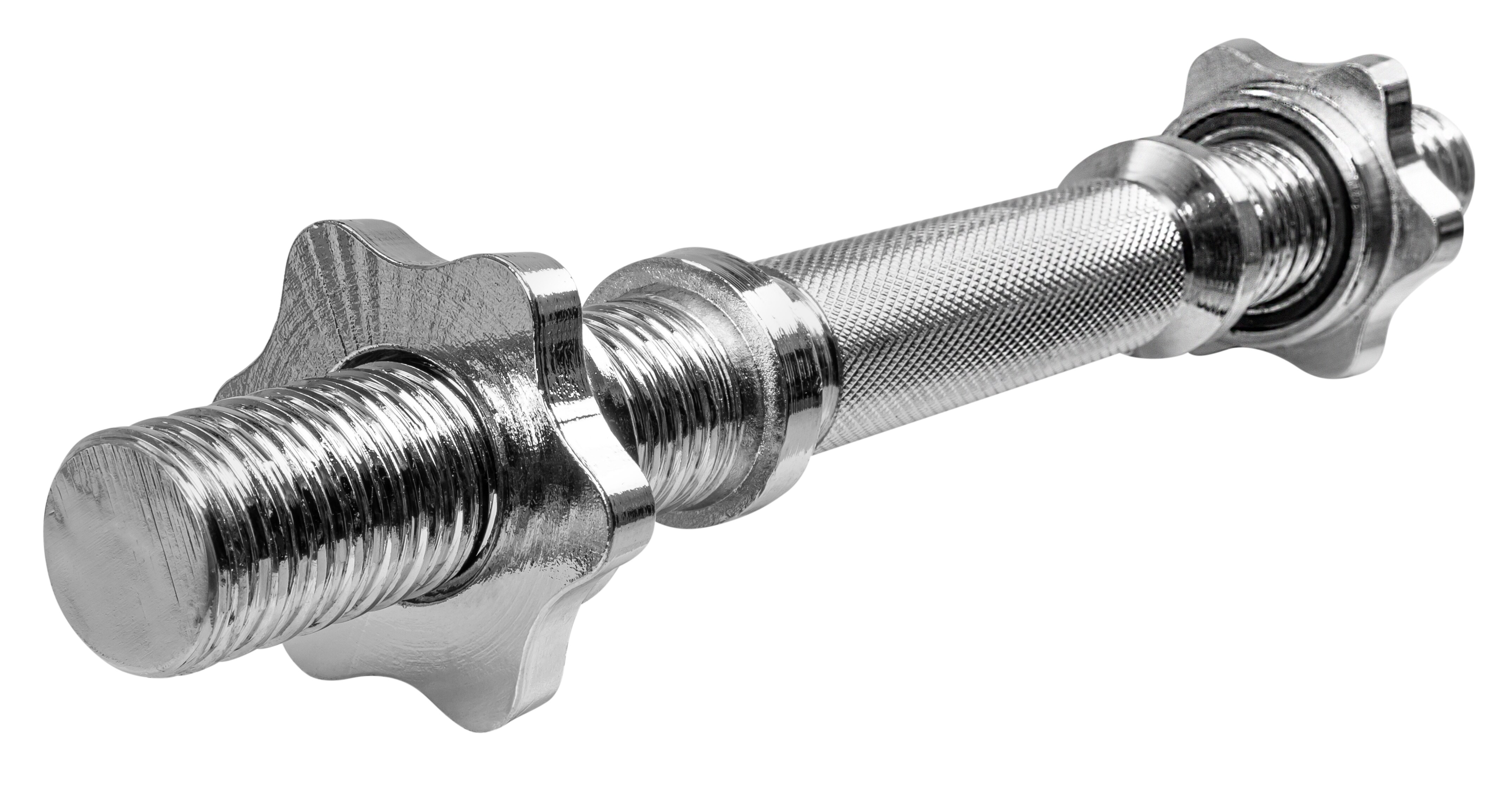 Miweba Sports Kurzhantelstange KH100, Sternverschluss, 35cm, Ø30mm, bis 40 kg, Stahl, 2er-Set (2 Stück)
