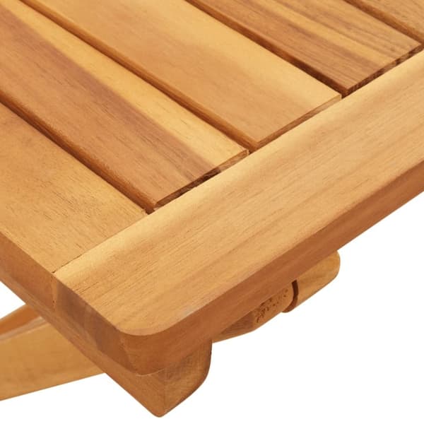 vidaXL Sammenleggbart hagebord 50x50x50 cm heltre akasie