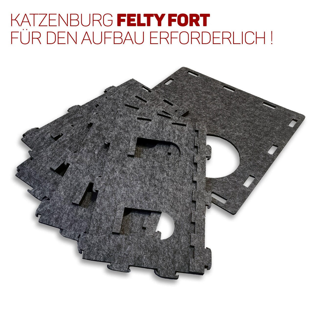 Canadian Cat Company Filz Katzenburg Felty Fort anthrazit