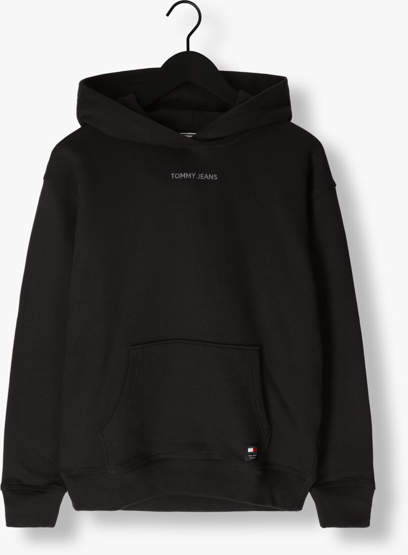 TOMMY JEANS zwarte tommy jeans sweater tjw rlx small classic hoodie ext