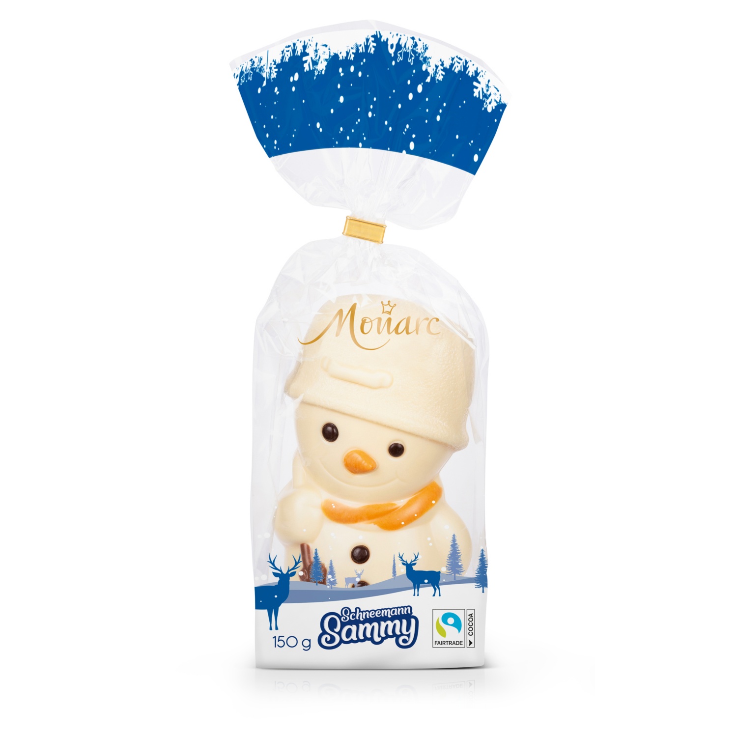 MONARC Fröhliche Weihnachtstiere, Schneemann 150 g