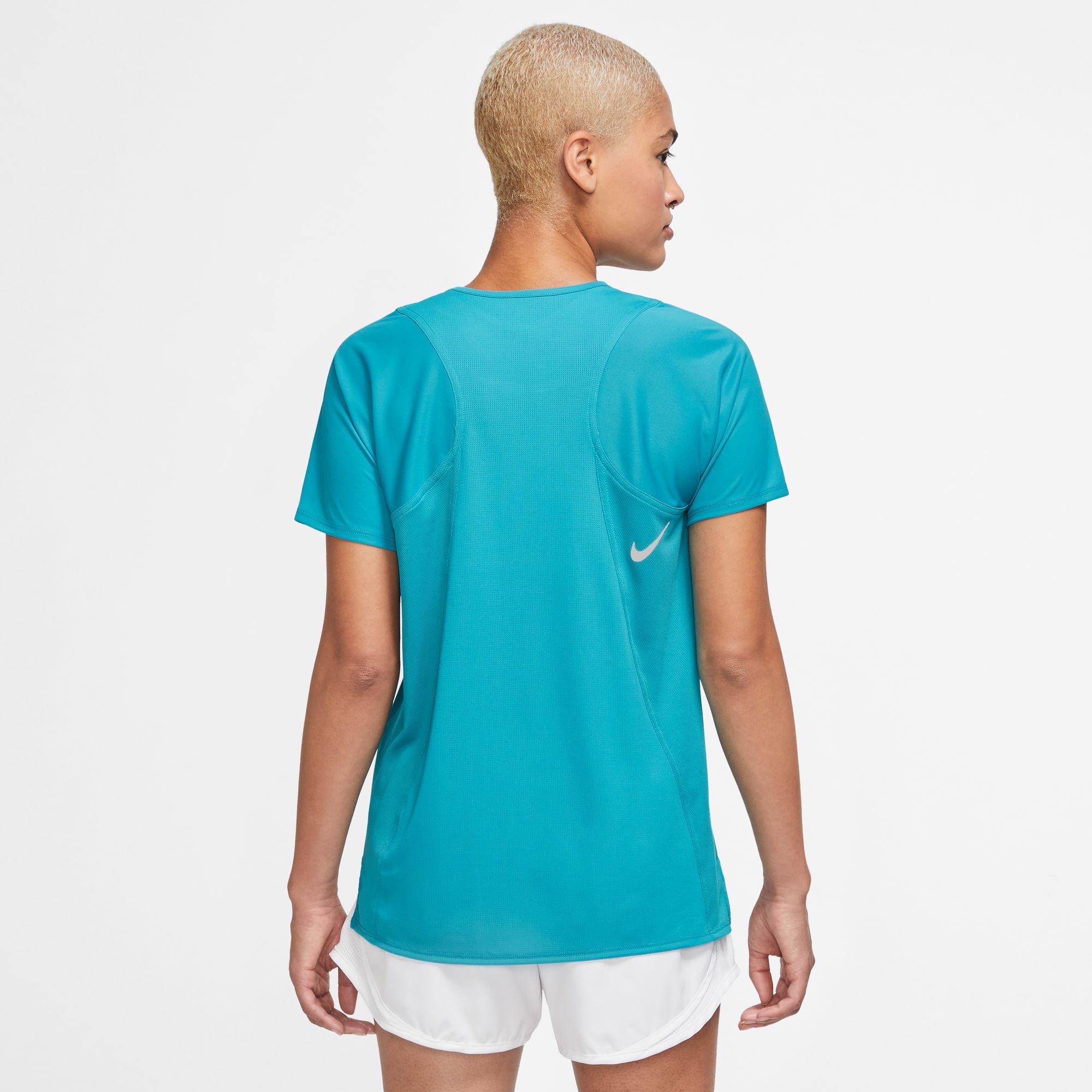 Dri-FIT Race Running Tee Dame 443/Rapid Teal