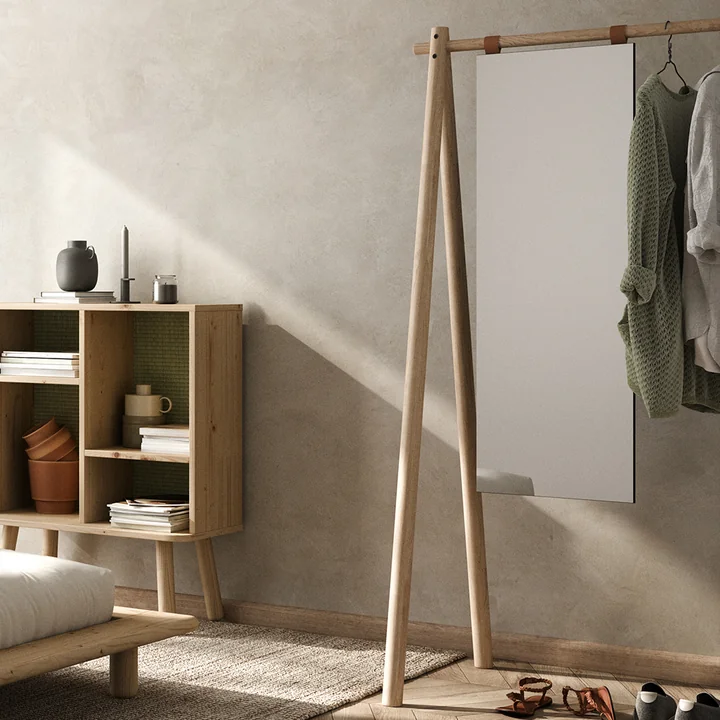 Karup Design - Hongi Garderobe 75, carobbraun