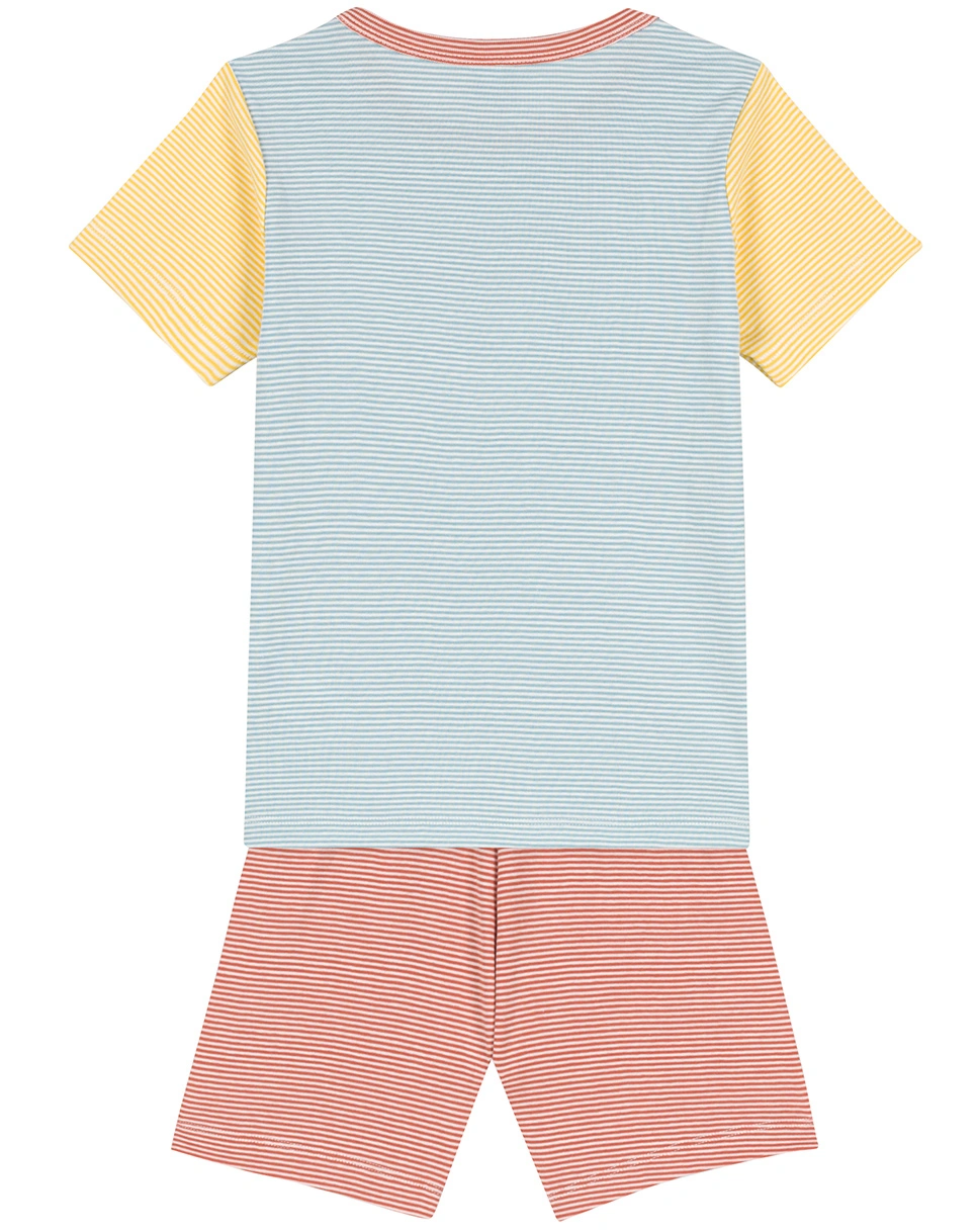 Schlafanzug RAYURE MILLE 2-teilig kurz in multicolor