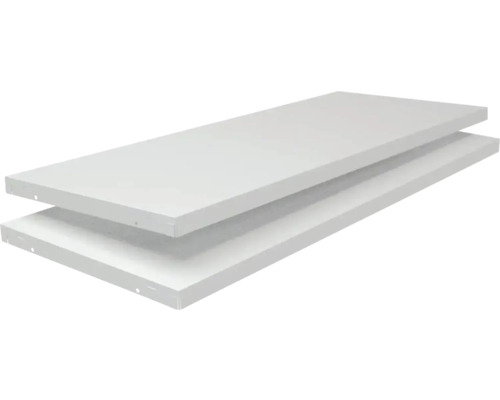 Schulte witte plank 100x4x40 cm, 2-pack, plug-in systeem