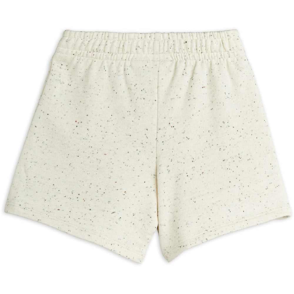 Køb Mini Rodini Offwhite Bird Emb Neps Sweatshorts