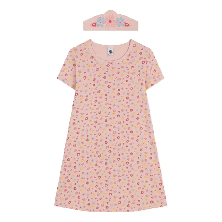 Petit Bateau Chemise de Nuit et Couronne Manola | Rose