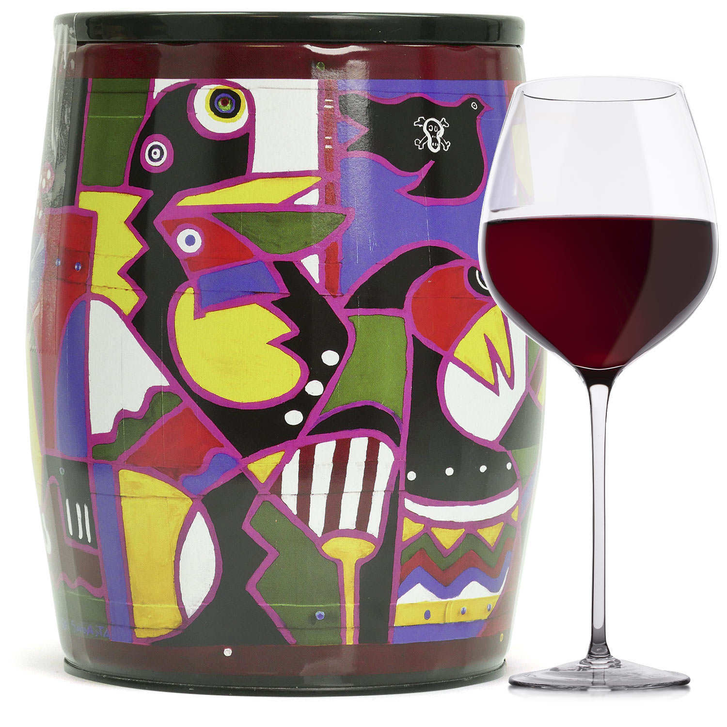 Bib'Art Paco Sagasta vin rouge Le Benjamin de Puech Haut