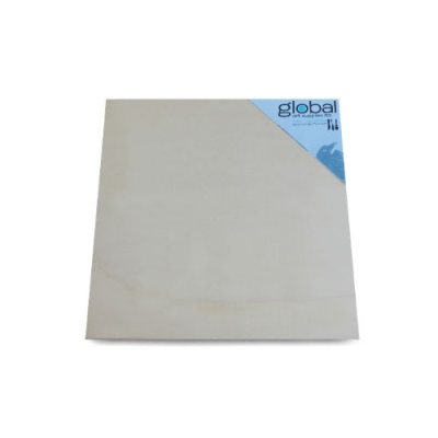 Global Art Supplies Wooden Panel Unprimed 38mm 12x12