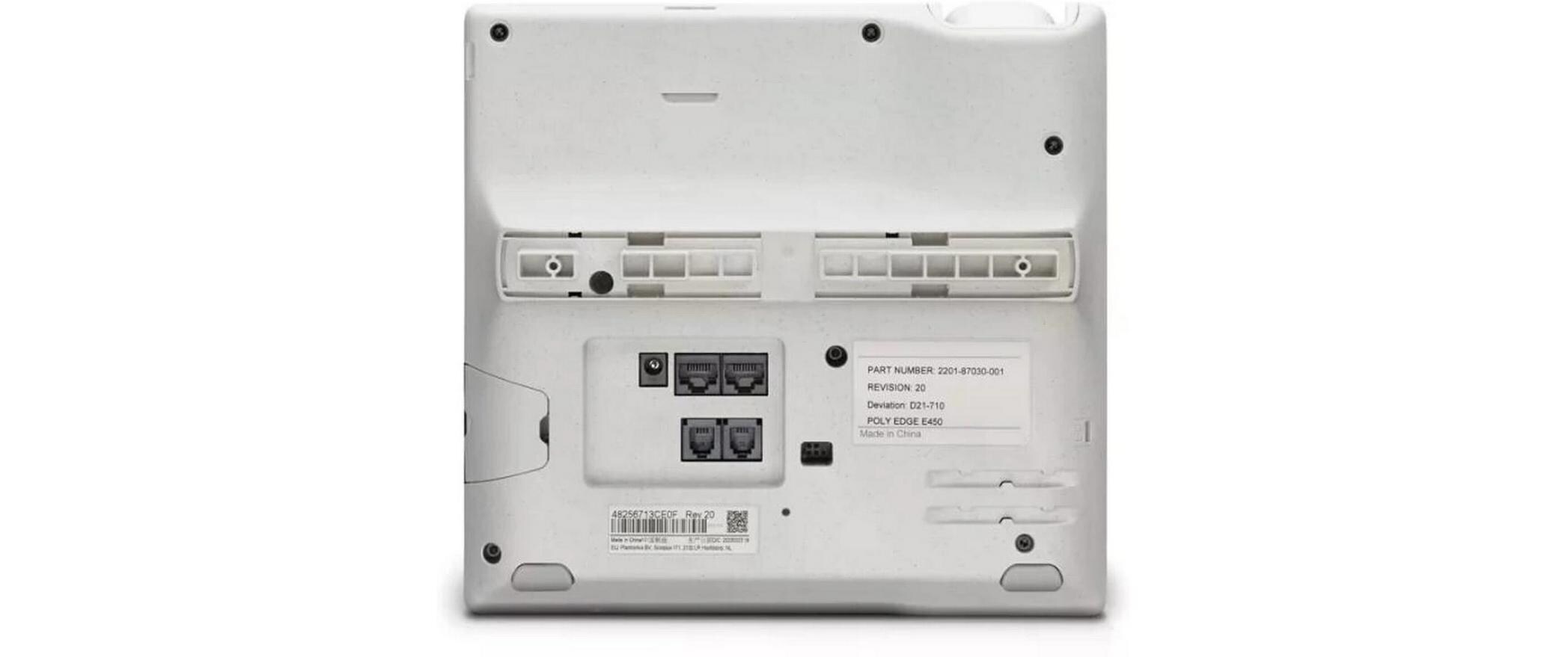 Tischtelefon Poly Edge E450 Grau/Schwarz/Weiss<br>Der neue Bürostandard