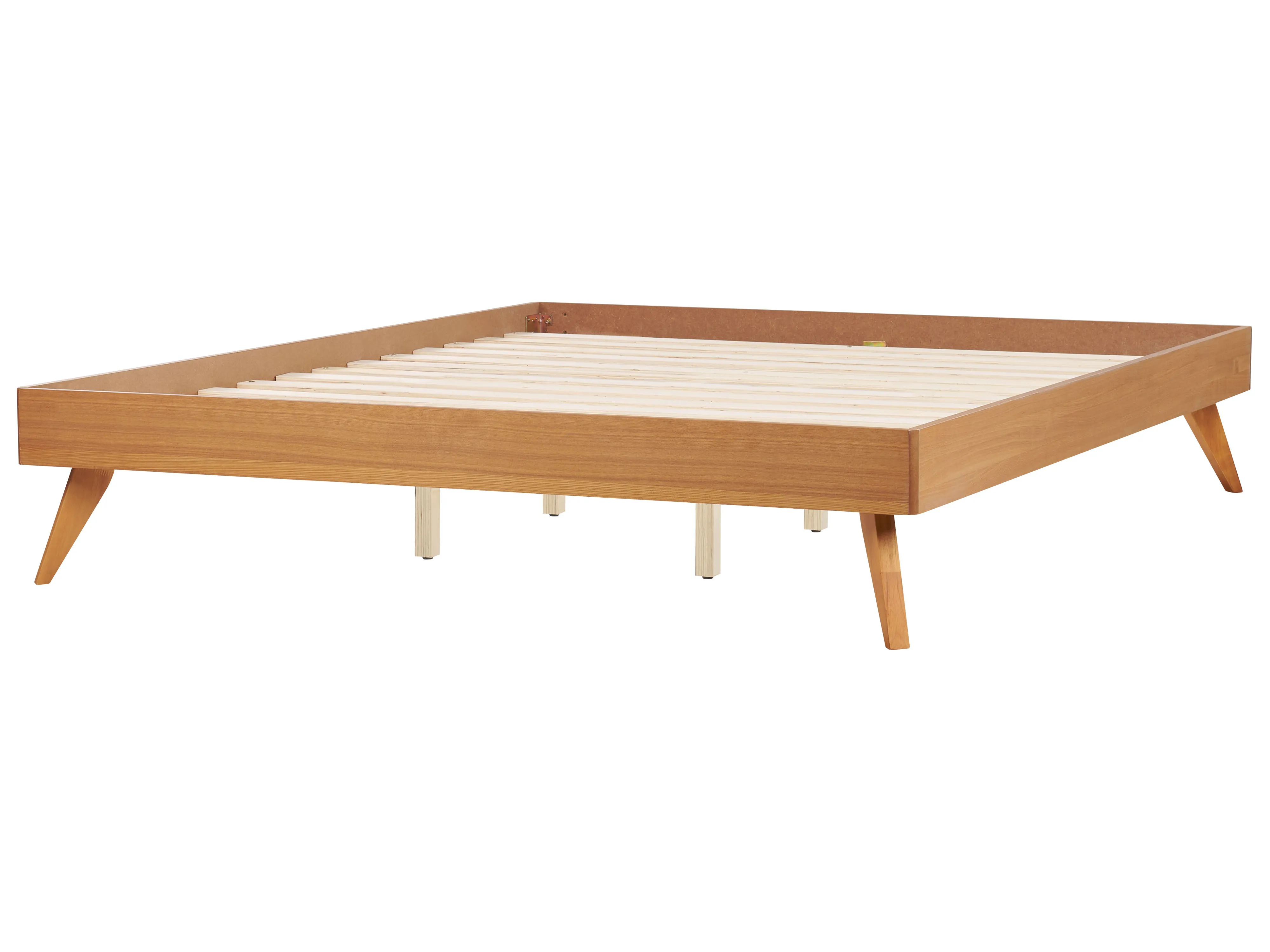 Bed zonder hoofdbord BERRIC 180 x 200 cm Natuurlijk essenhout