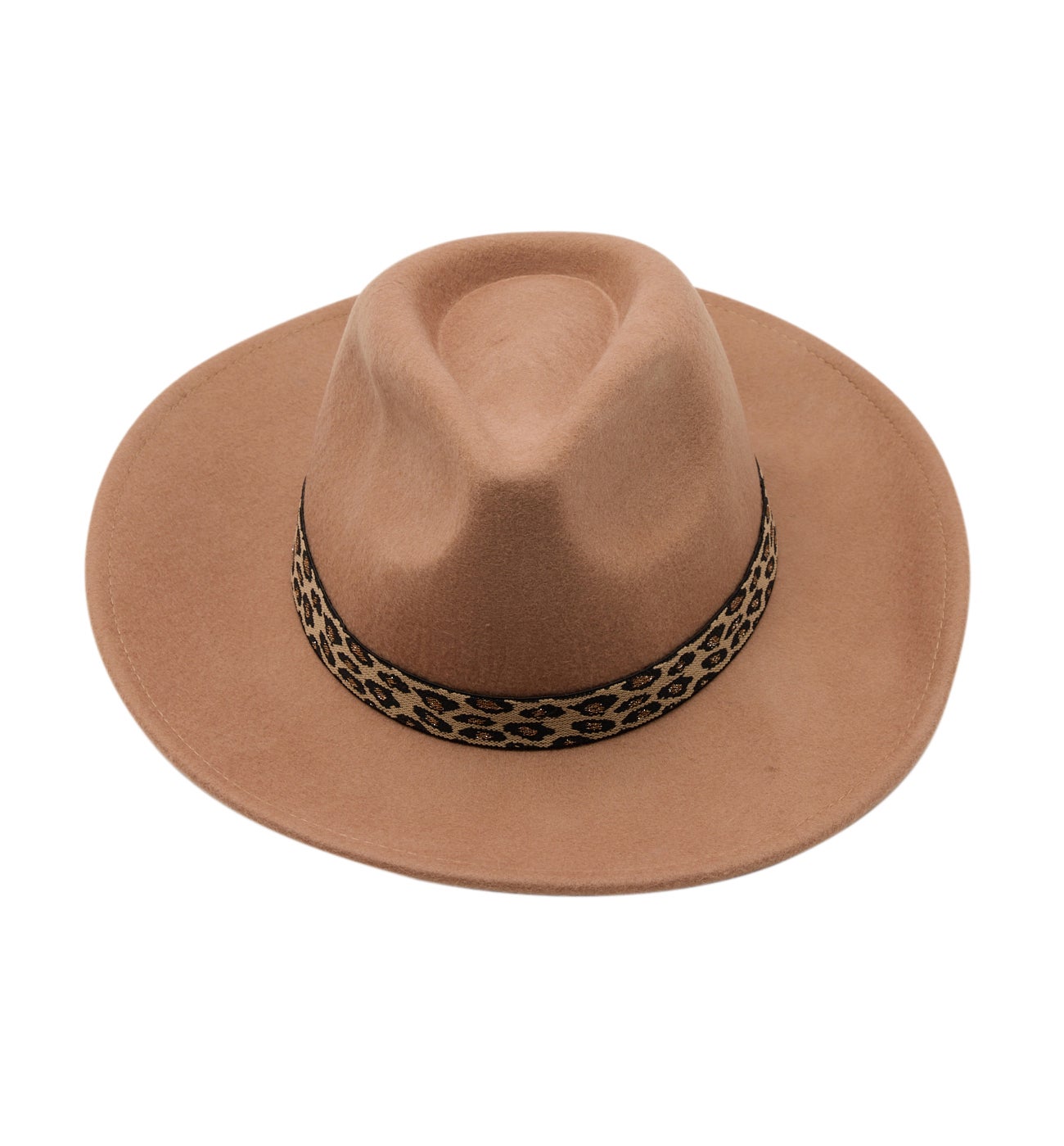 Chapeau en feutrine Femme - Camel