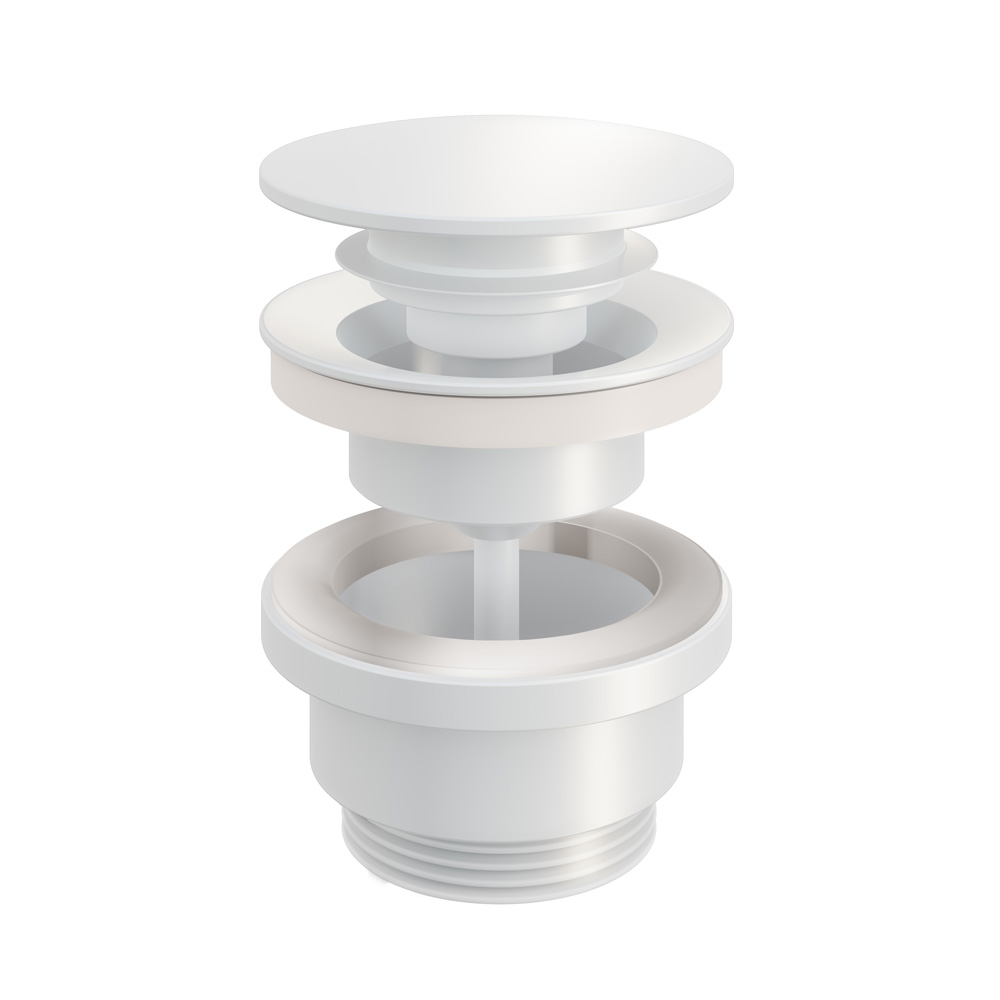 Hotbath Cobber Clickplug Clickwaste Wit Mat P710