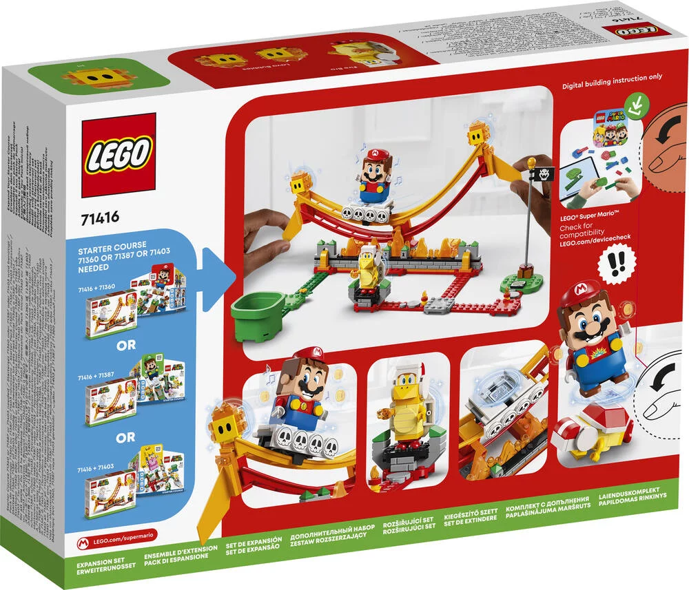 LEGO®SUPER MARIO 71416 - EXTENSION LE MANEGE DE LA VAGUE DE LAVE