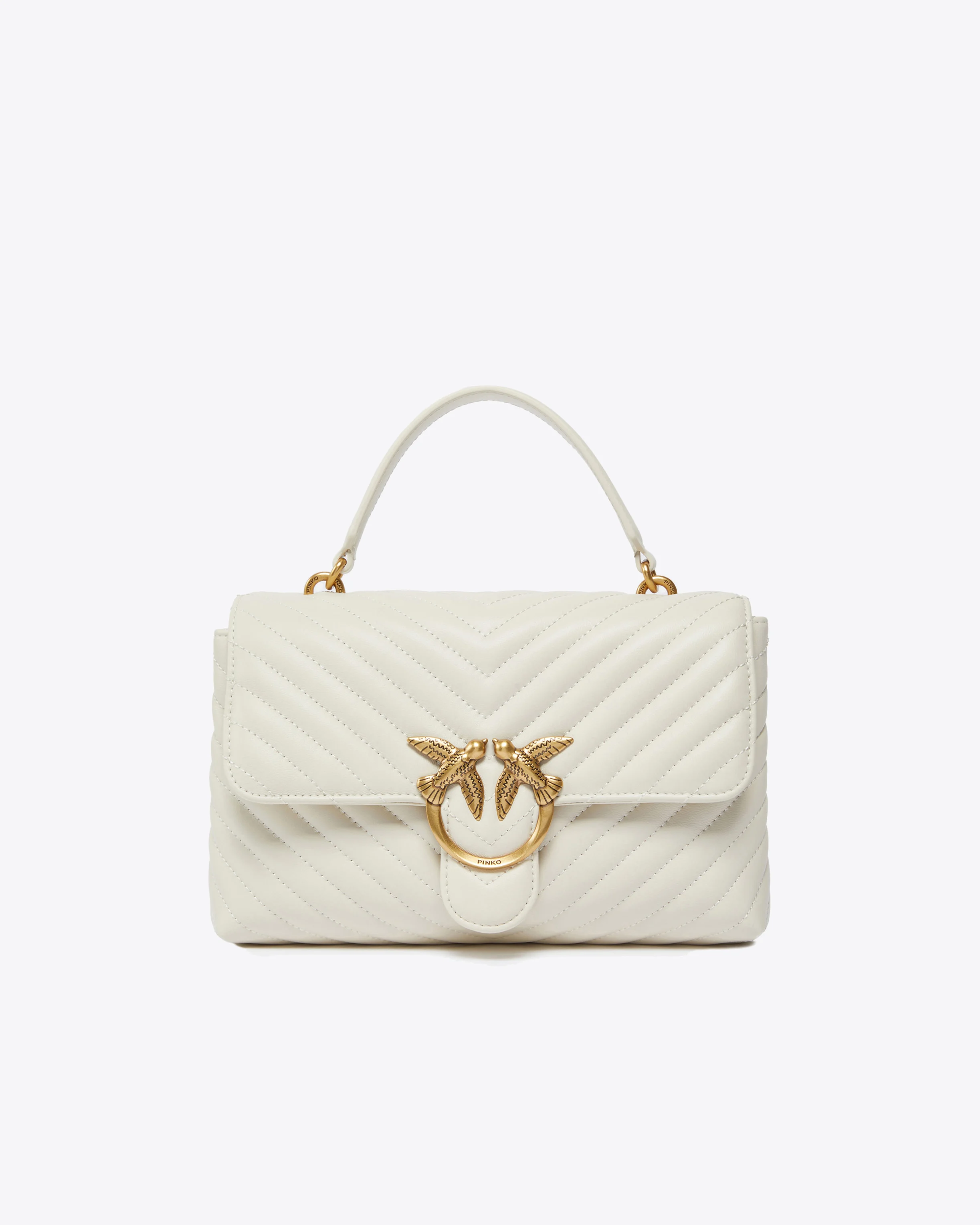 Classic lady love bag puff | Blanc