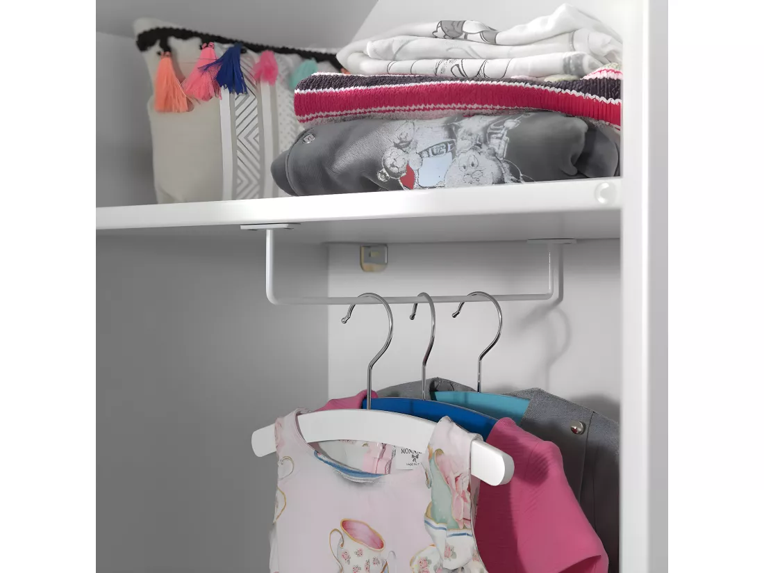 HAVRE - Armoire Cabane de Plage Rose 1 Porte