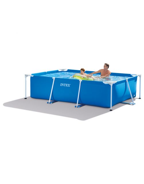 Intex Zwembad Framepool Rechthoek - Rechthoekige Frame Baden - 260x160x65 cm