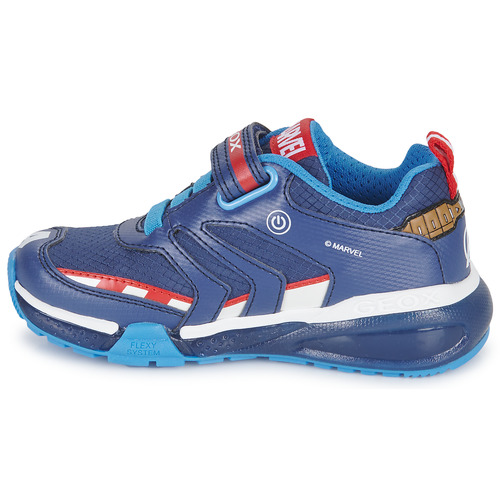 Geox - J BAYONYC BOY C - Bleu / Rouge