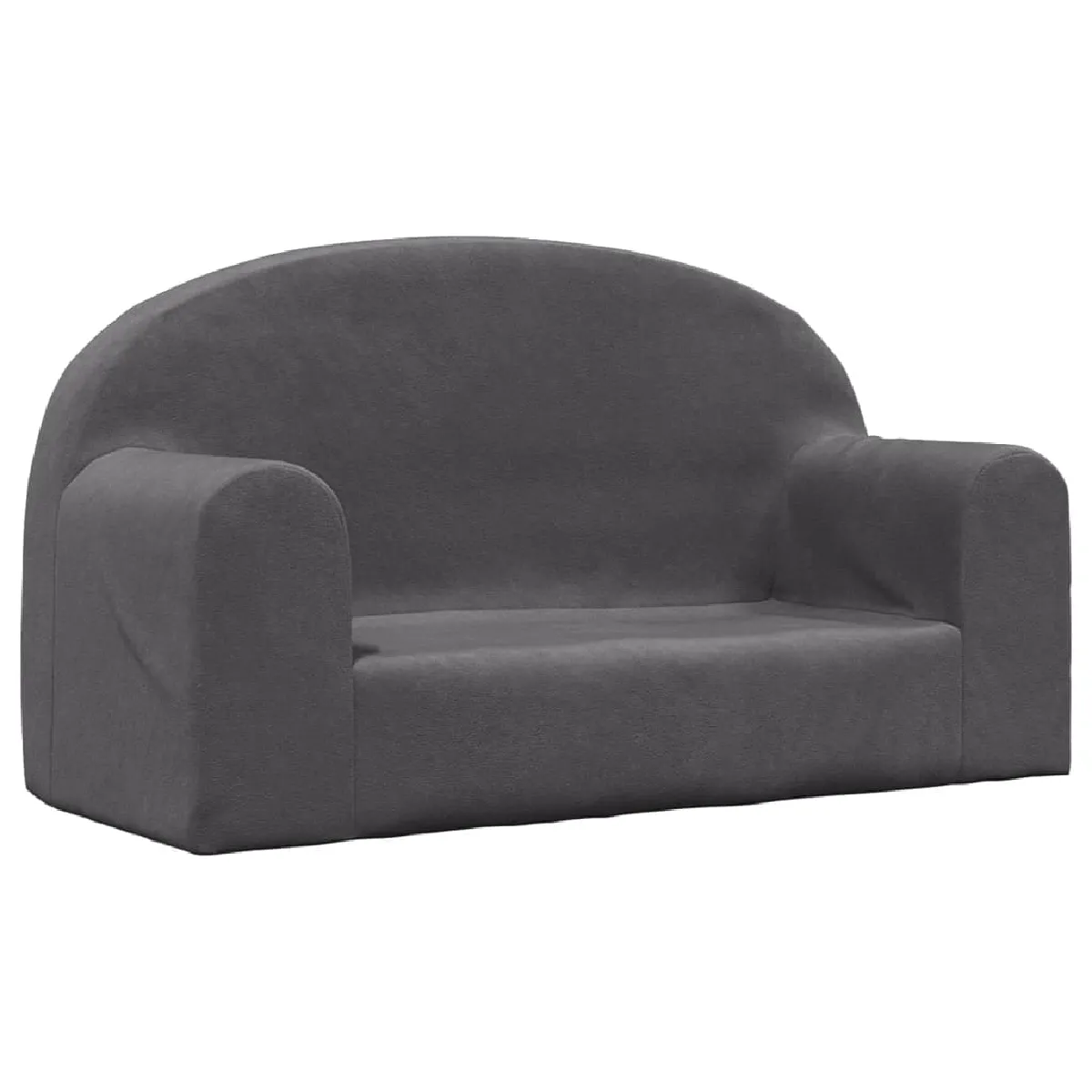 vidaXL Canapé enfants 2 places - Anthracite