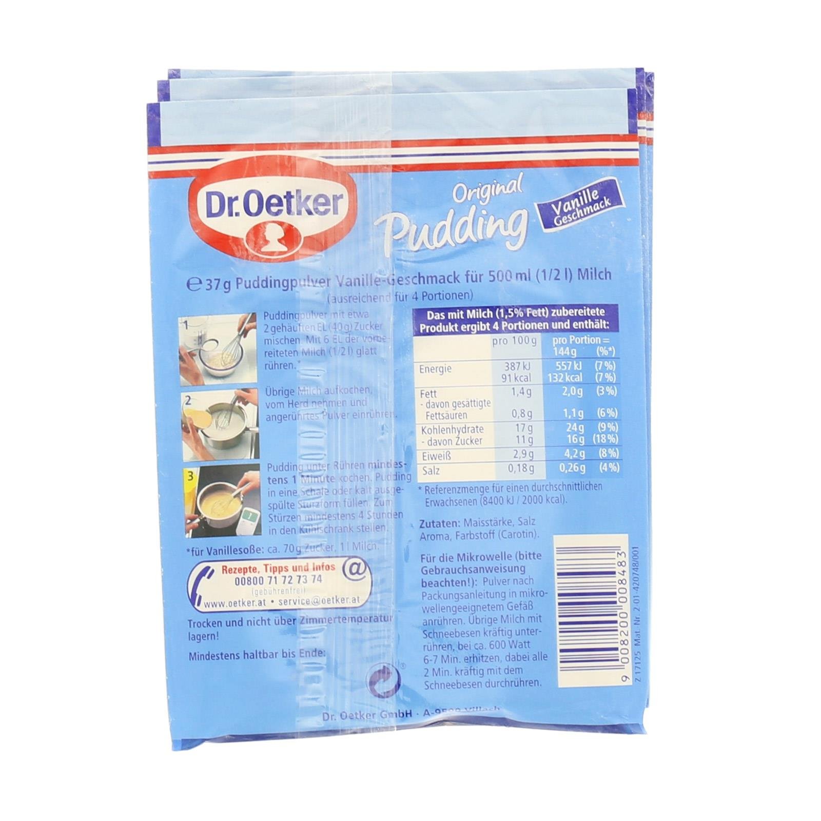 Dr. Oetker Vanille Pudding Pulver