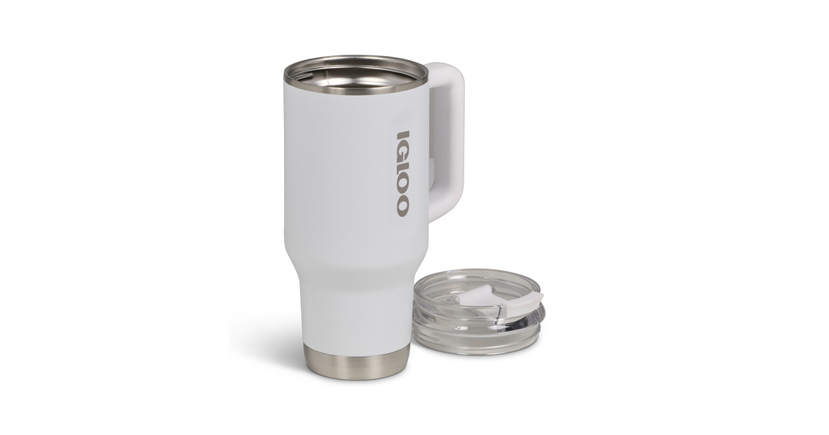 IglooFlip ‘n’ Sip Travel Mug 32 oz, 0,95 liter drinkfles  (Wit)