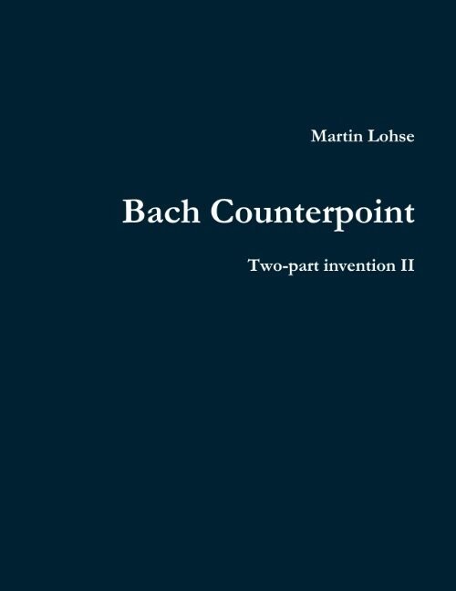 Bach Counterpoint - Martin Lohse - English Book